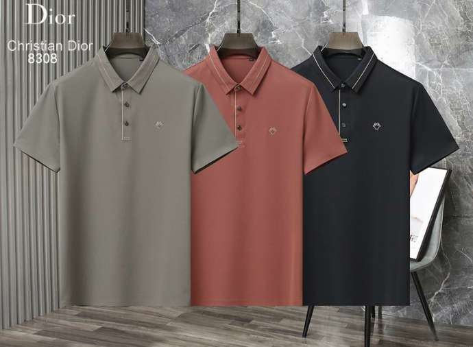 Dior Polo Shirt Short _SKUDiorM-3XL26rn6120079